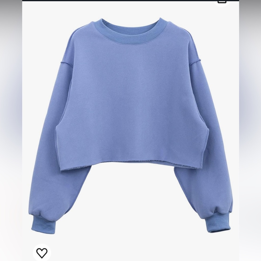 Cropped sweatshirt